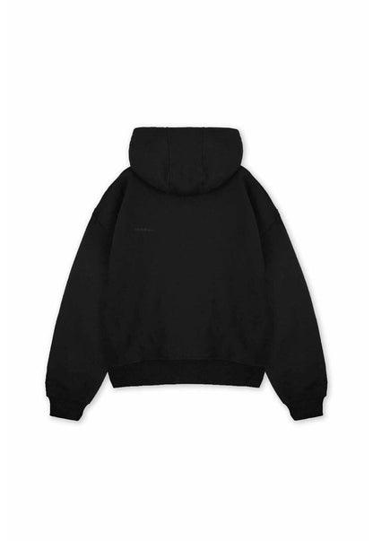 Black zip-up hoodie