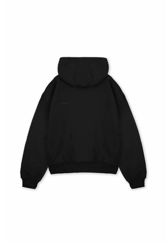 Black zip-up hoodie